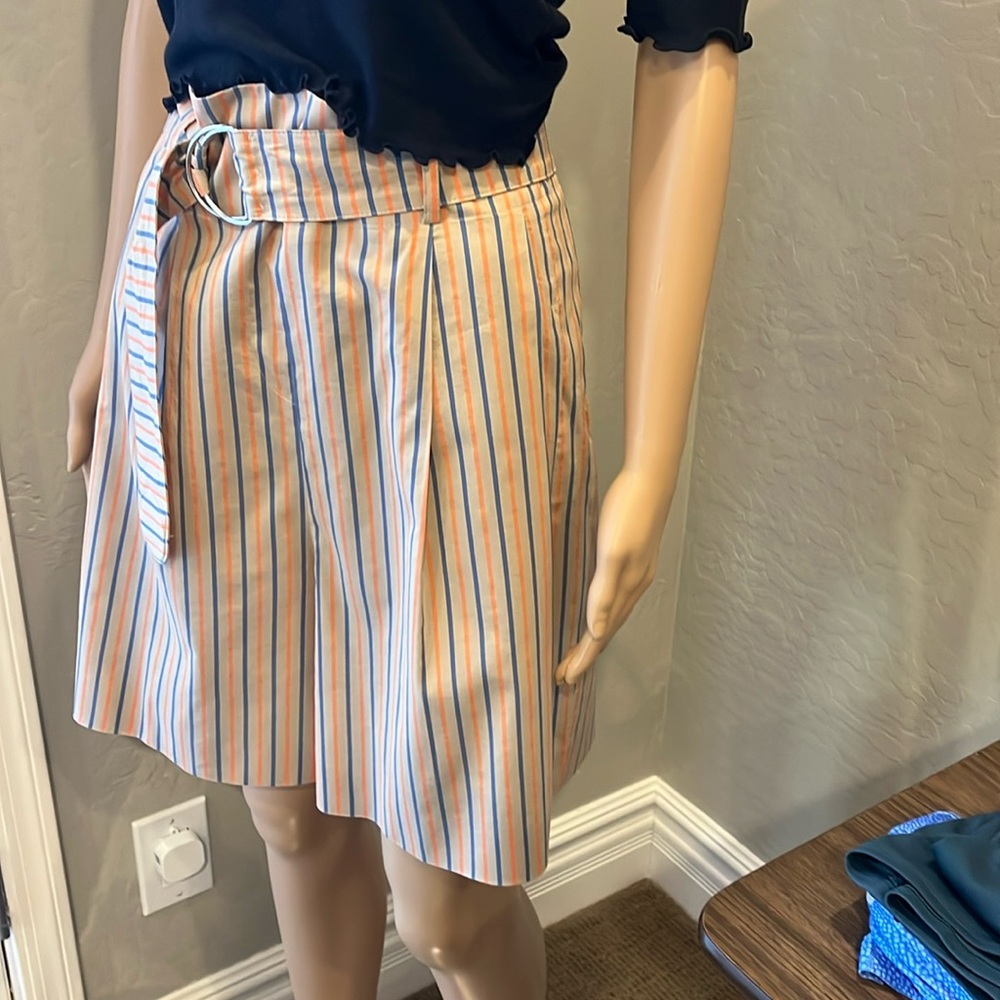 Akris Punto striped high-waist shorts 8 - Picture 4 of 10